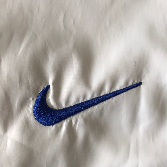 COPY - Nike white FCB logo track jacket fits women’s medium striped knit trim E… - Picture 3 of 10